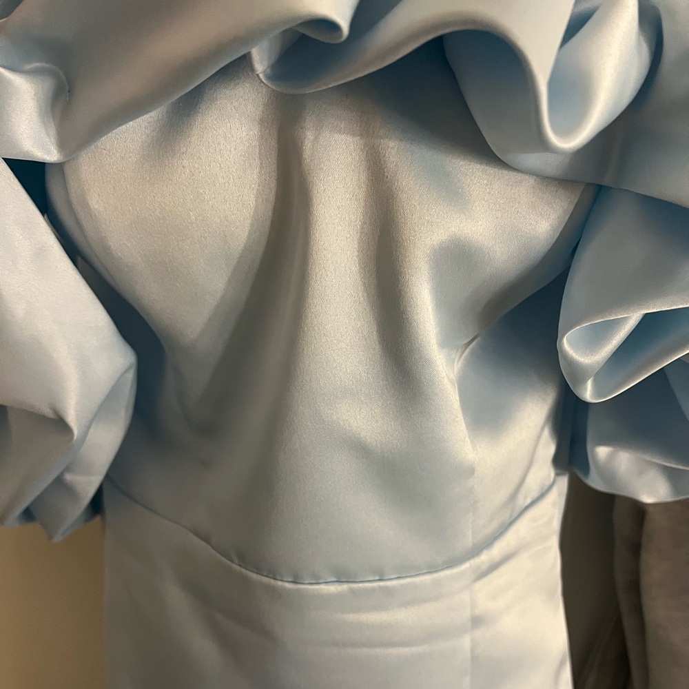 Stacees Off-the-Shoulder Ruffled Prom Dress - Picture 6 of 15